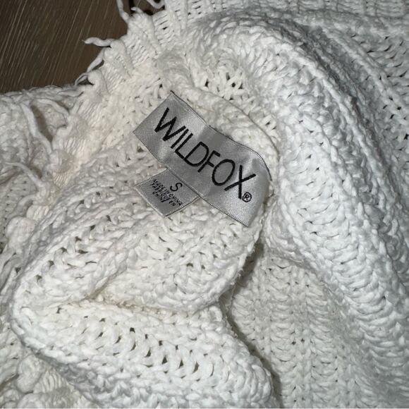 Wildfox Women's Reversible Palmetto Sweater White Small - Picture 10 of 13